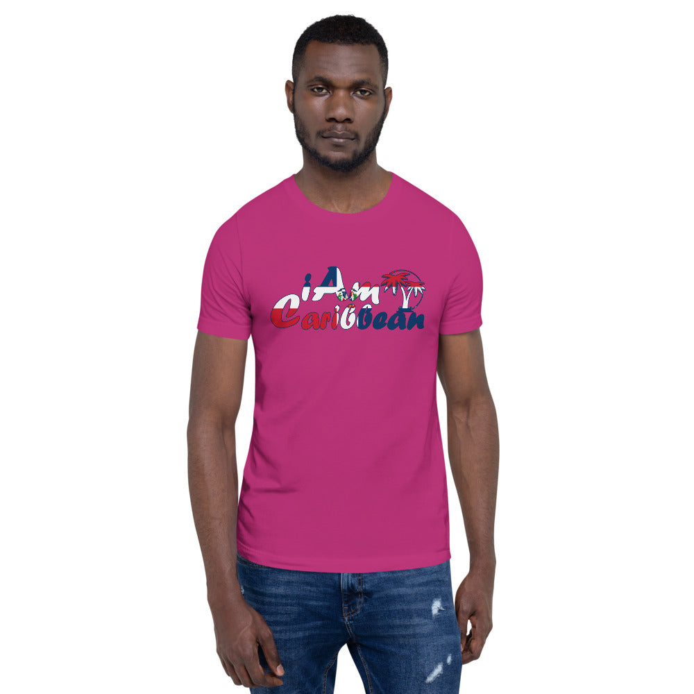 iAm Caribbean Graphic Short-Sleeve Unisex T-Shirt - Dominican Republic