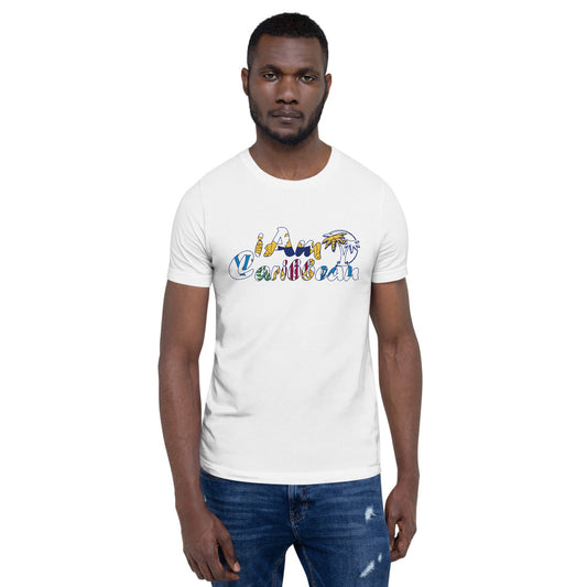 iAm Caribbean Graphic Short-Sleeve Unisex T-Shirt - US Virgin Islands