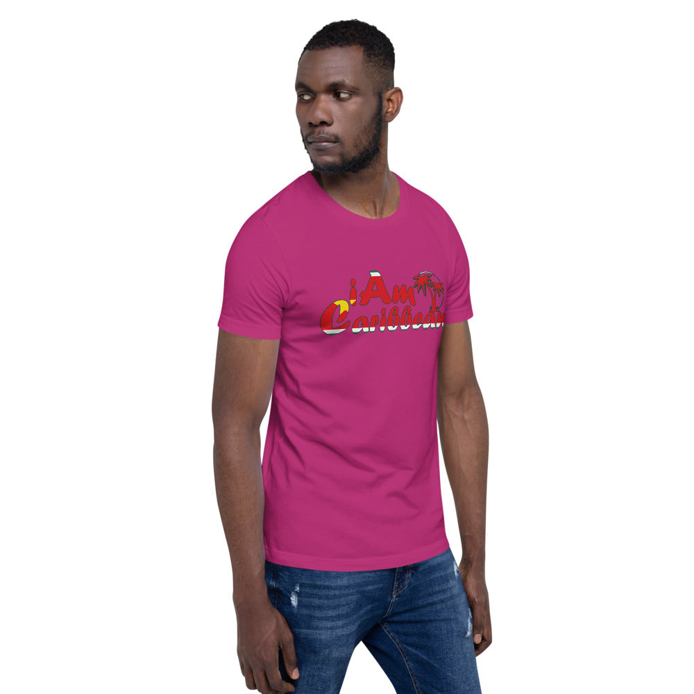 iAm Caribbean Graphic Short-Sleeve Unisex T-Shirt - Guadeloupe