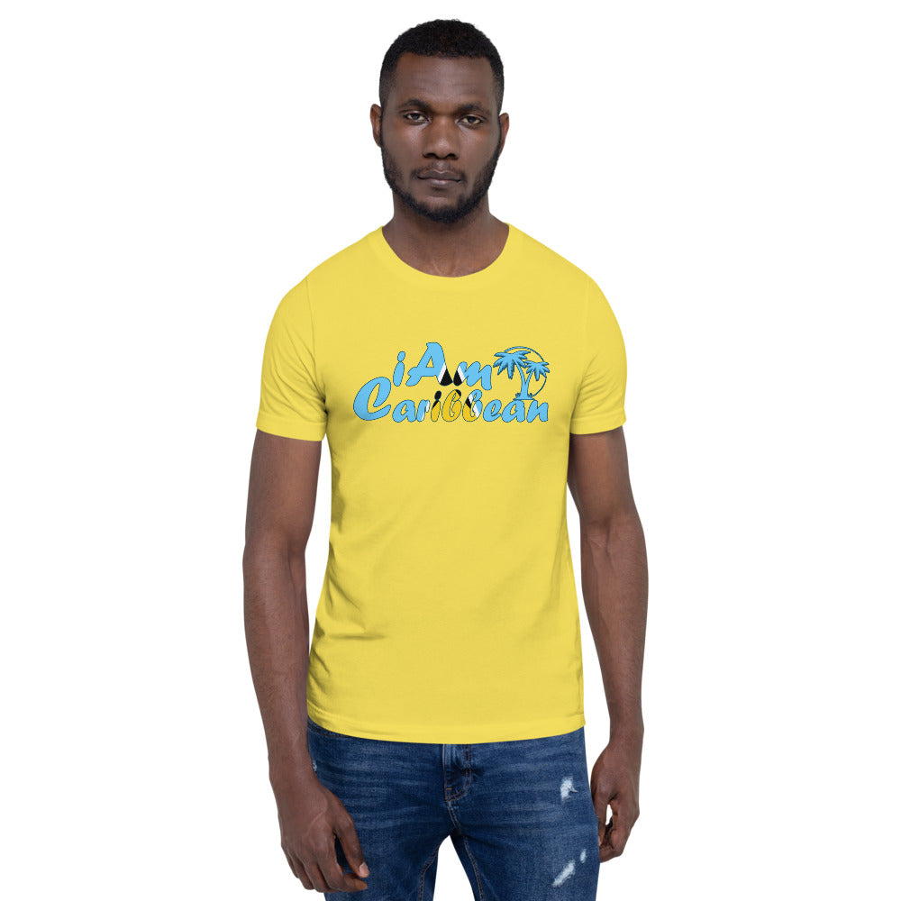 iAm Caribbean Graphic Short-Sleeve Unisex T-Shirt - St. Lucia