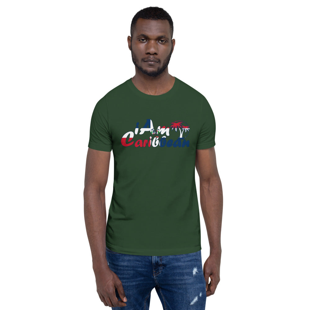 iAm Caribbean Graphic Short-Sleeve Unisex T-Shirt - Dominican Republic