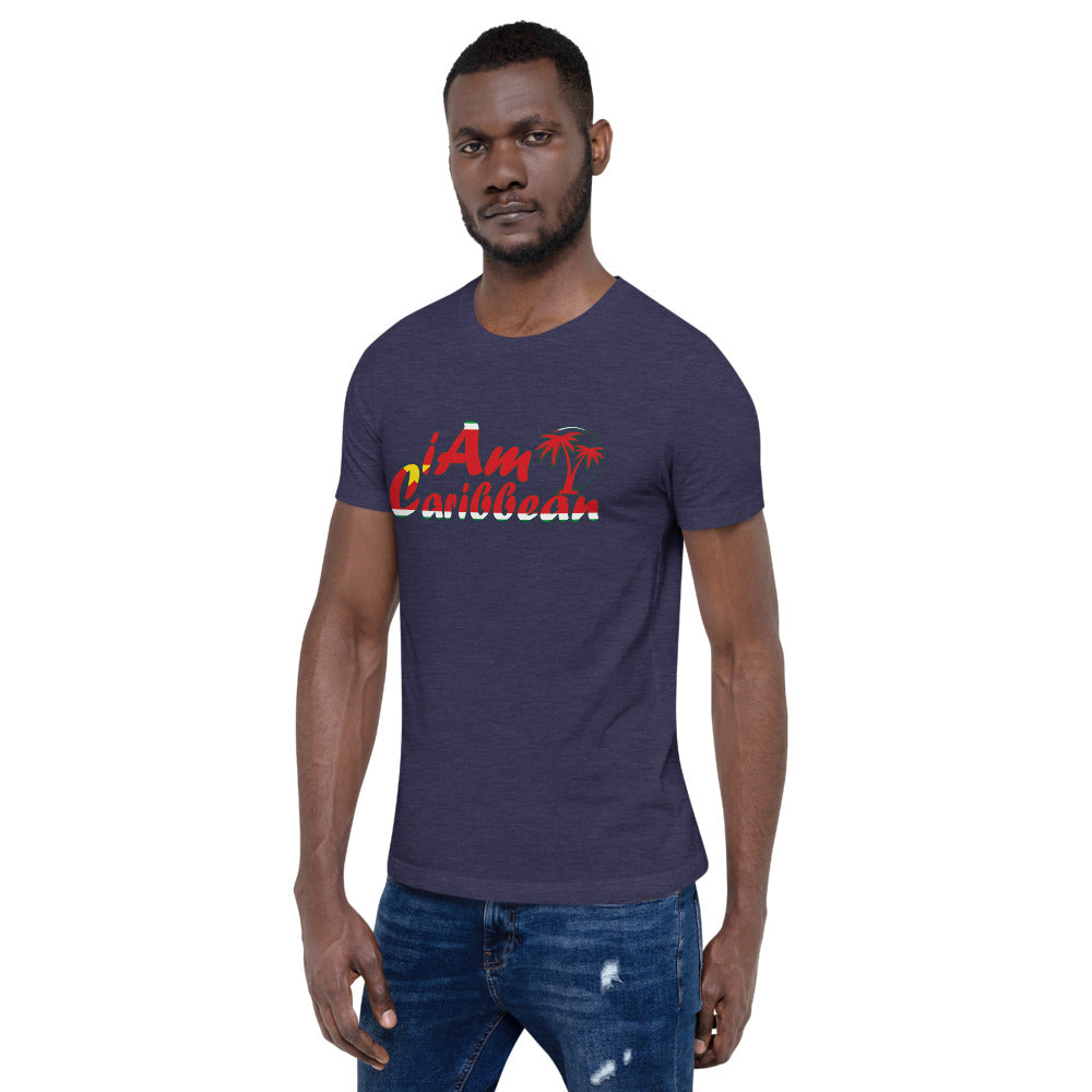 iAm Caribbean Graphic Short-Sleeve Unisex T-Shirt - Guadeloupe