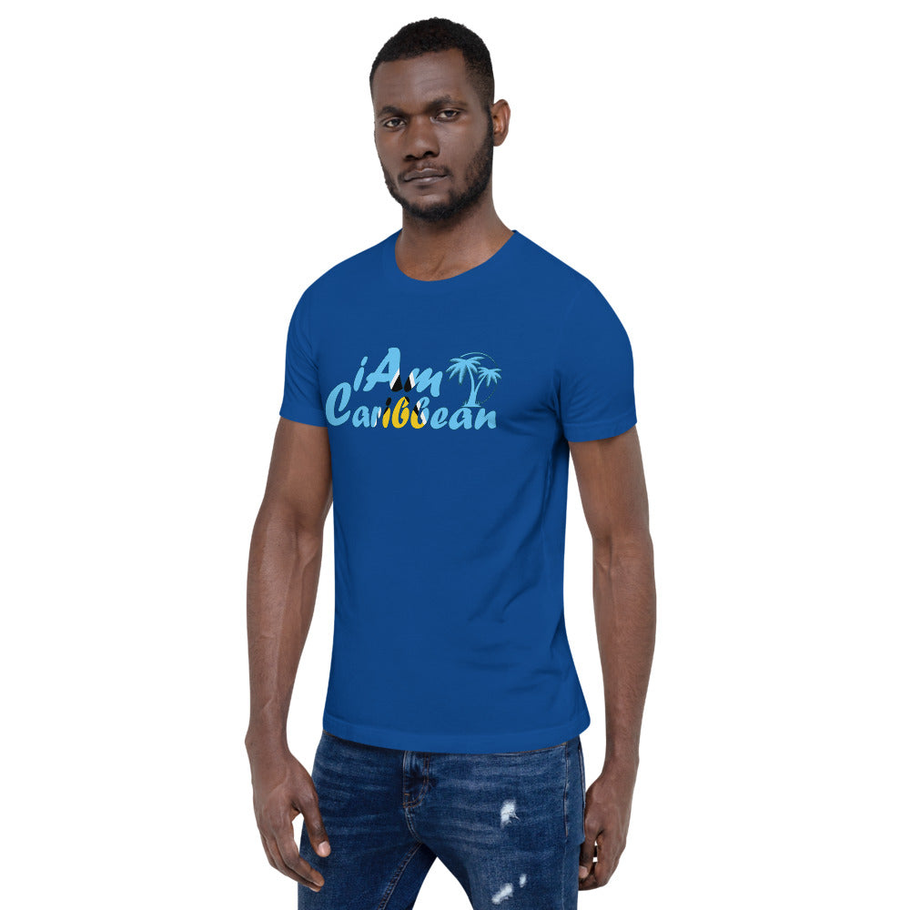 iAm Caribbean Graphic Short-Sleeve Unisex T-Shirt - St. Lucia