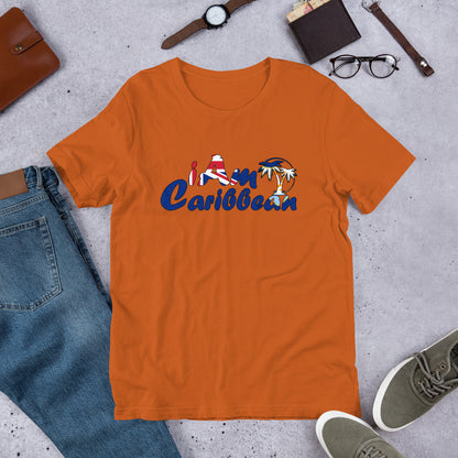 iAm Caribbean Graphic Short-Sleeve Unisex T-Shirt - Anguilla