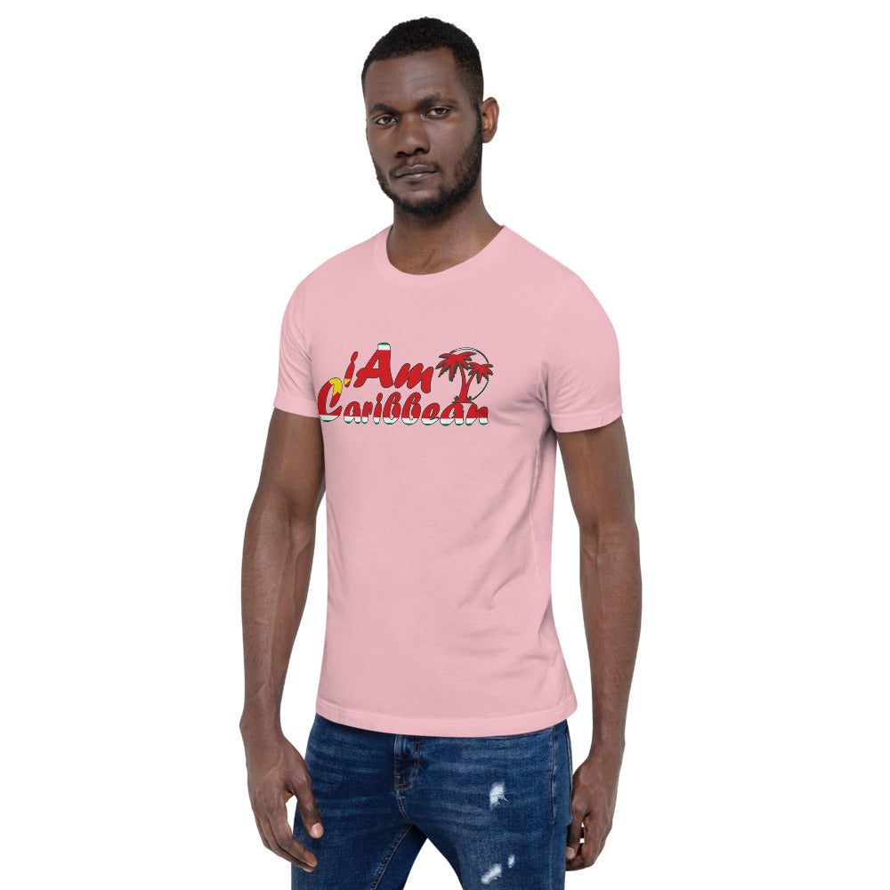 iAm Caribbean Graphic Short-Sleeve Unisex T-Shirt - Guadeloupe