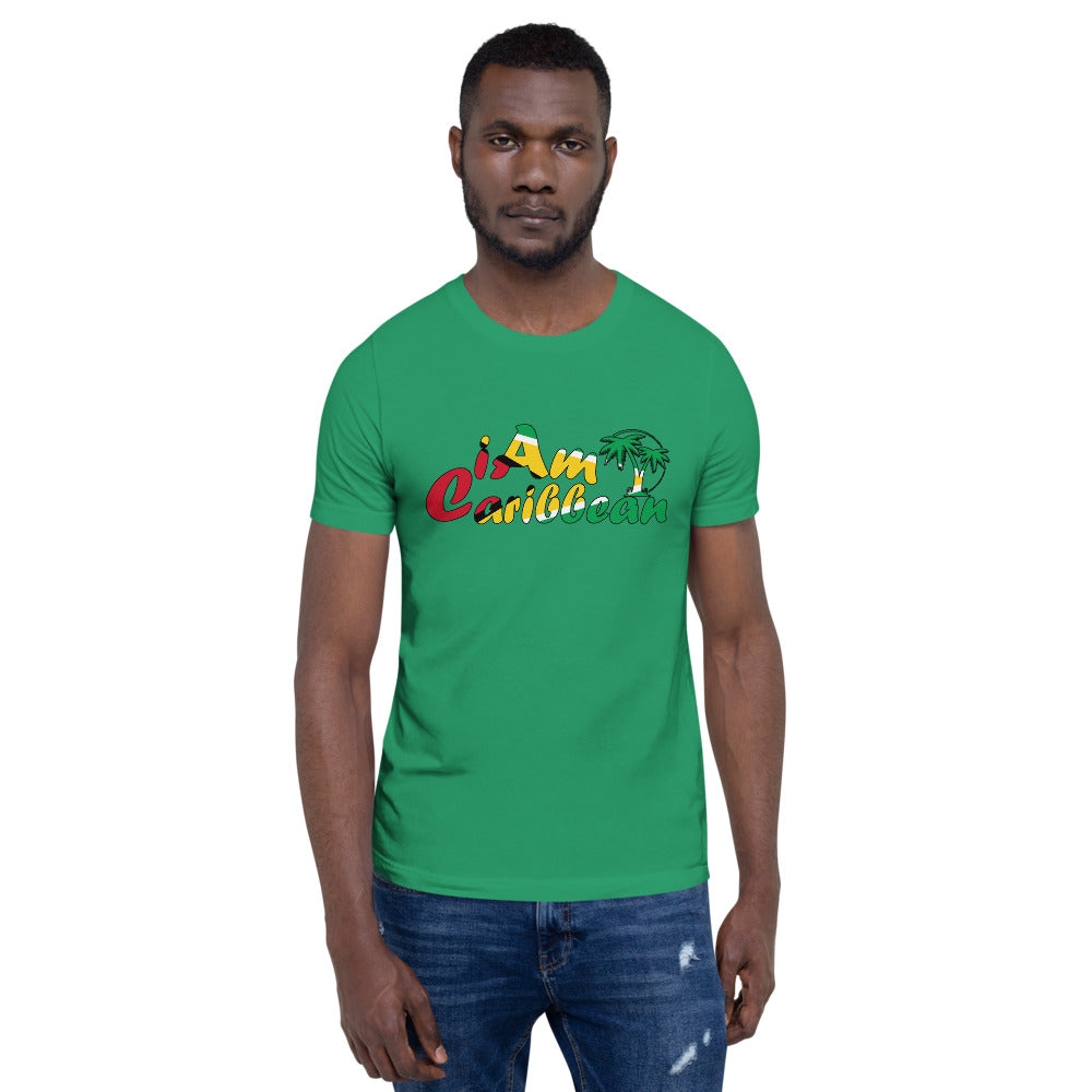 iAm Caribbean Graphic Short-Sleeve Unisex T-Shirt - Guyana