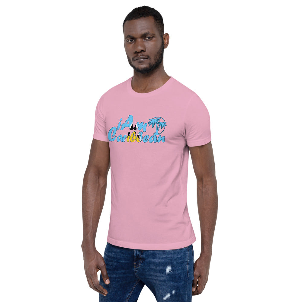 iAm Caribbean Graphic Short-Sleeve Unisex T-Shirt - St. Lucia