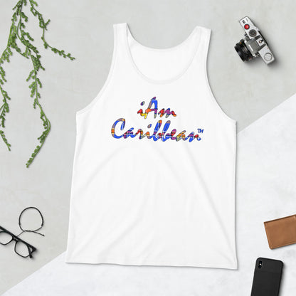 iAm Caribbean Madras Signature Unisex Tank Top