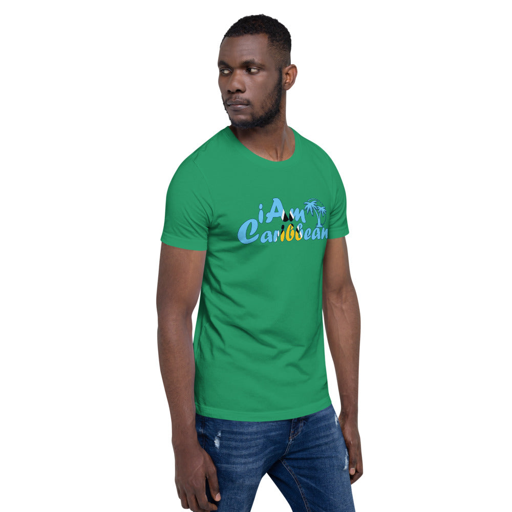 iAm Caribbean Graphic Short-Sleeve Unisex T-Shirt - St. Lucia