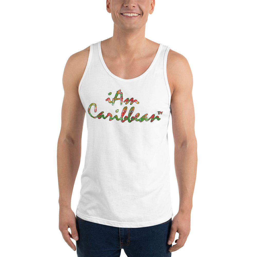 iAm Caribbean Madras Signature Unisex Tank Top