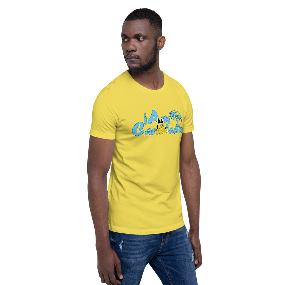 iAm Caribbean Graphic Short-Sleeve Unisex T-Shirt - St. Lucia