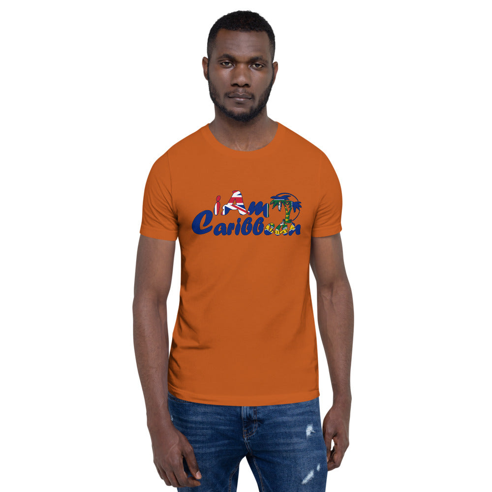 iAm Caribbean Graphic Short-Sleeve Unisex T-Shirt - British Virgin Islands