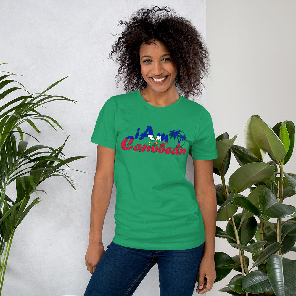 iAm Caribbean Graphic Short-Sleeve Unisex T-Shirt - Haiti