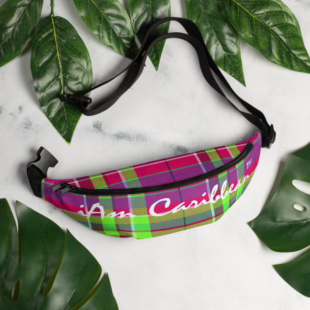 iAm Caribbean Madras Fanny Pack