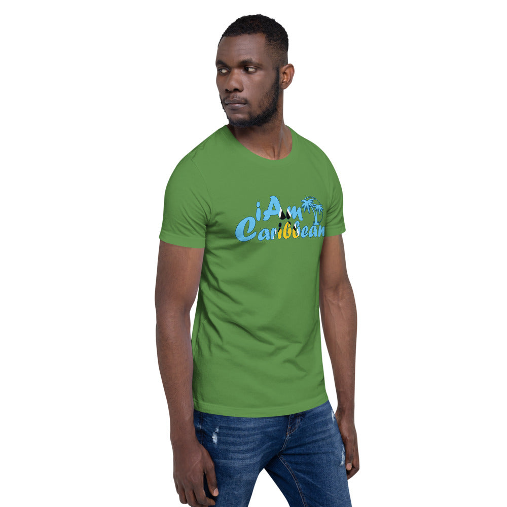 iAm Caribbean Graphic Short-Sleeve Unisex T-Shirt - St. Lucia