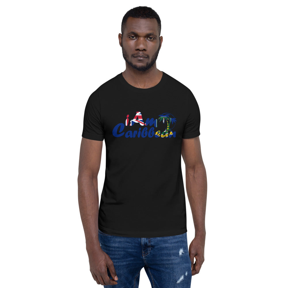 iAm Caribbean Graphic Short-Sleeve Unisex T-Shirt - British Virgin Islands