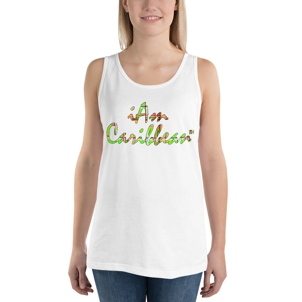 iAm Caribbean Madras Signature Unisex Tank Top