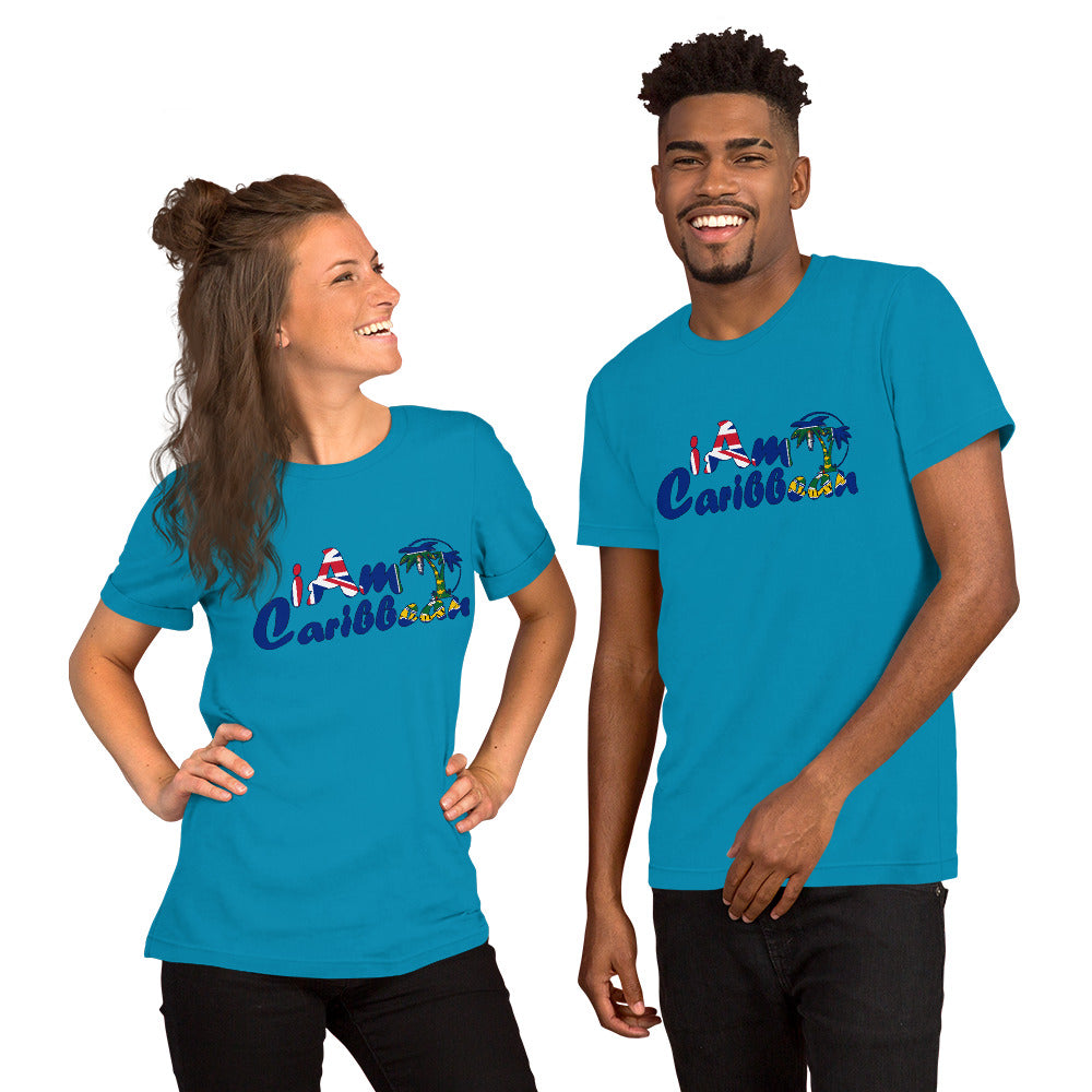 iAm Caribbean Graphic Short-Sleeve Unisex T-Shirt - British Virgin Islands