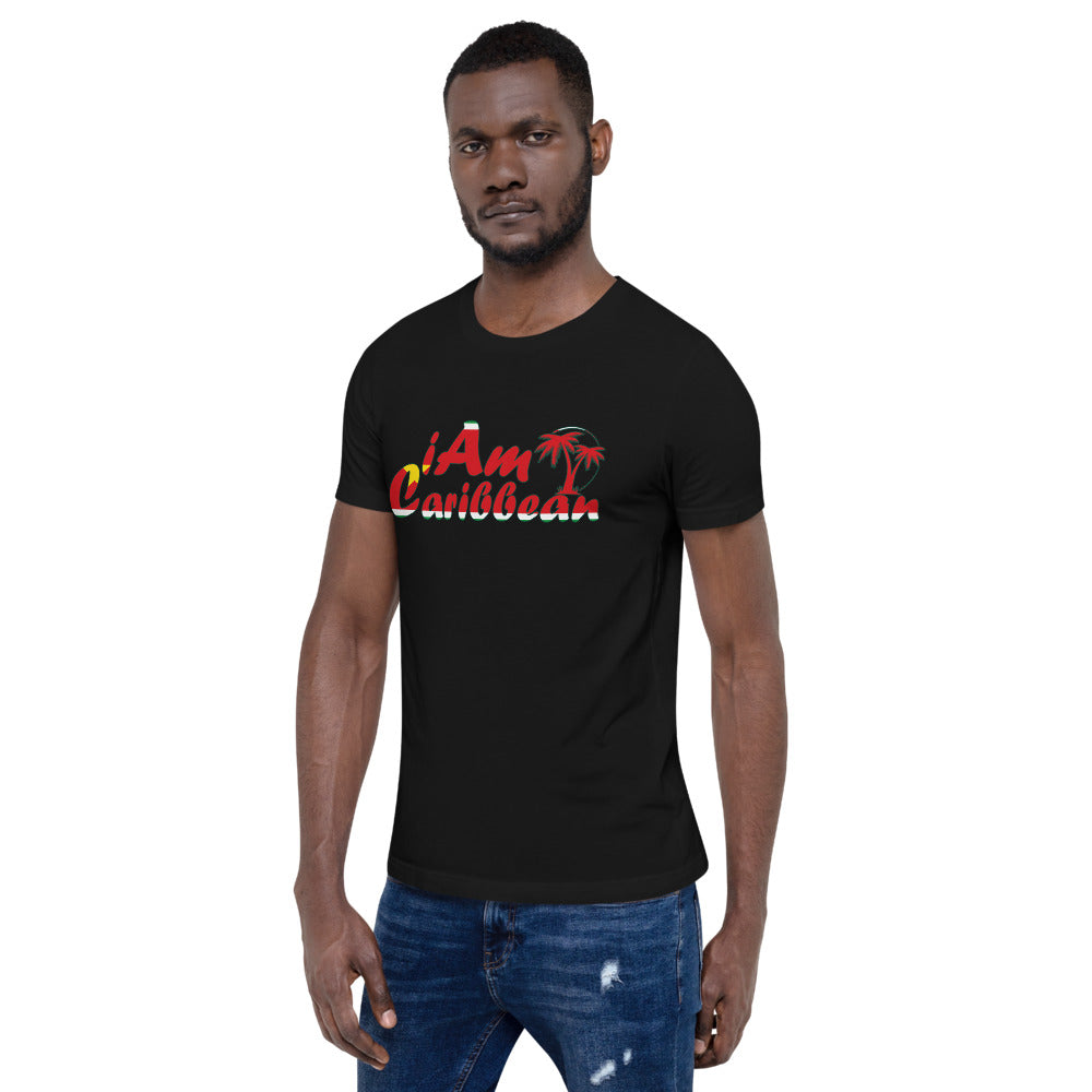 iAm Caribbean Graphic Short-Sleeve Unisex T-Shirt - Guadeloupe