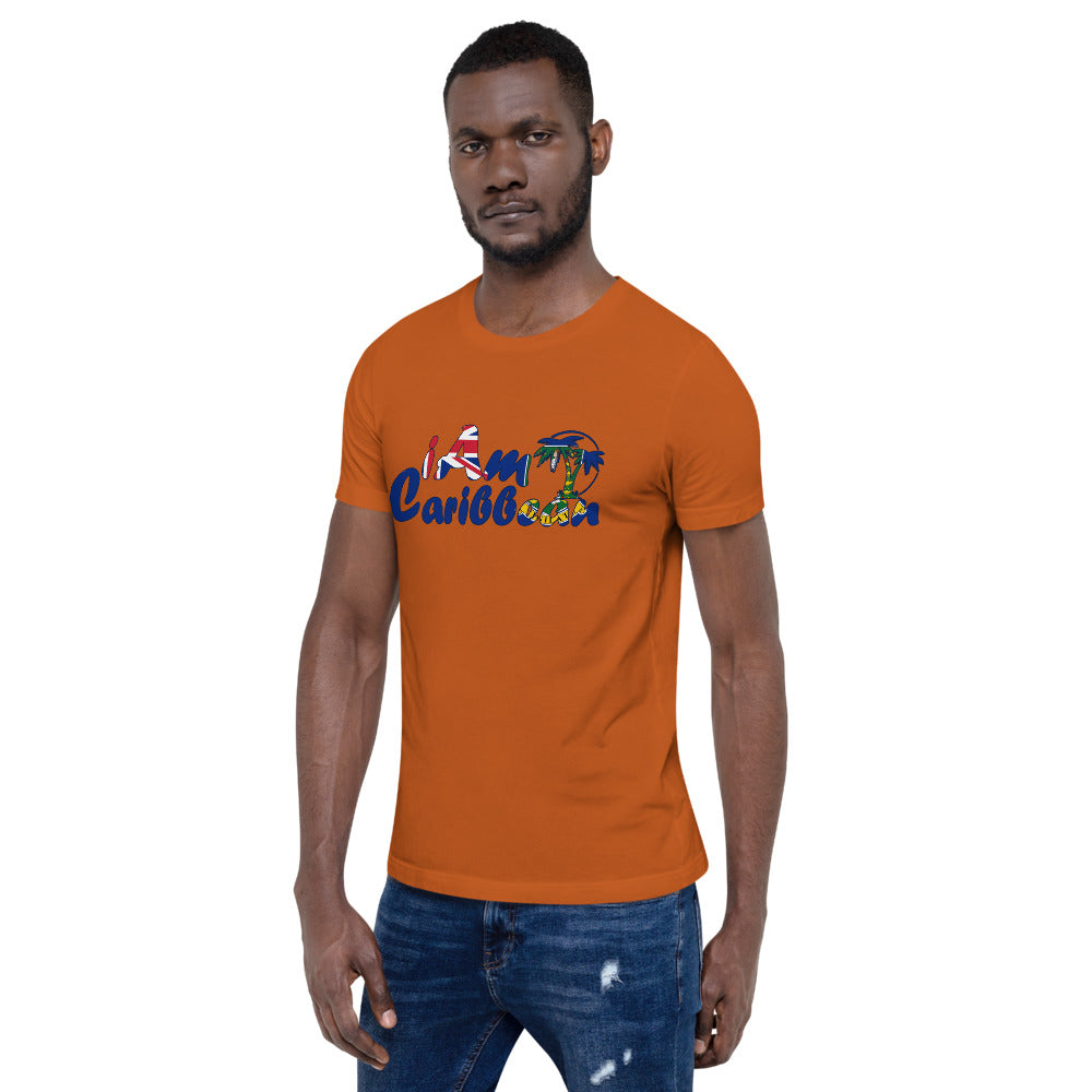 iAm Caribbean Graphic Short-Sleeve Unisex T-Shirt - British Virgin Islands