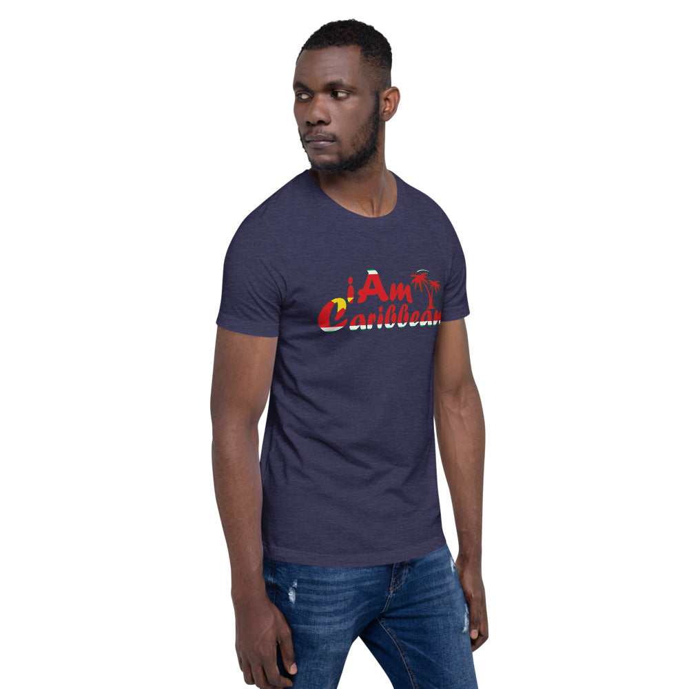 iAm Caribbean Graphic Short-Sleeve Unisex T-Shirt - Guadeloupe