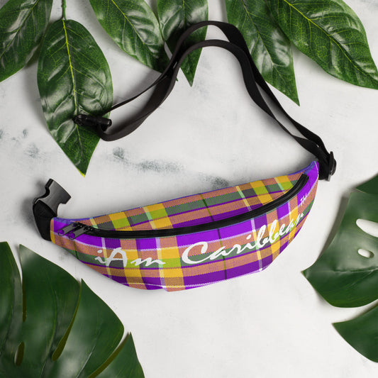 iAm Caribbean Madras Fanny Pack