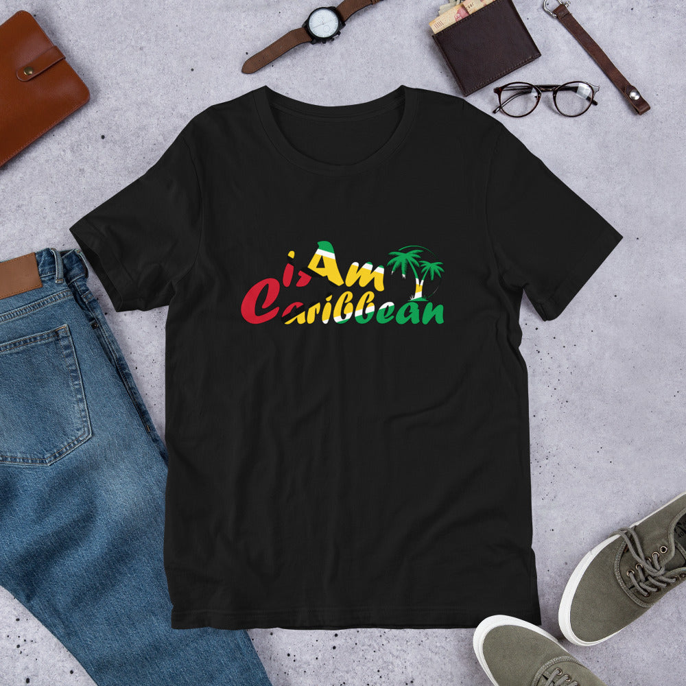 iAm Caribbean Graphic Short-Sleeve Unisex T-Shirt - Guyana