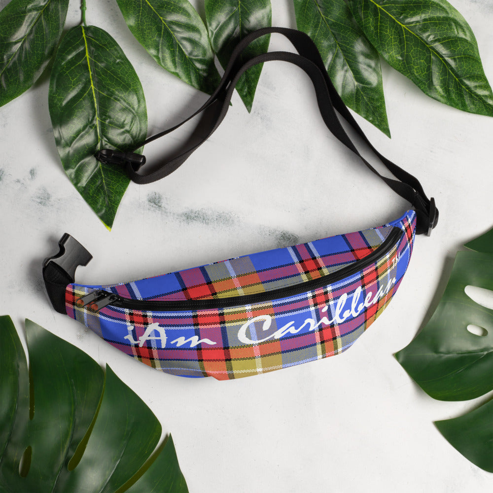 iAm Caribbean Madras Fanny Pack