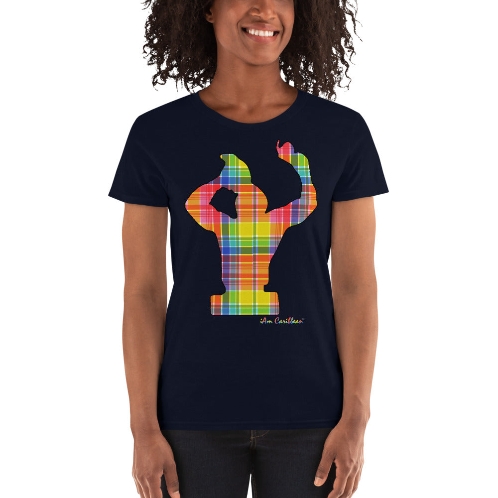 Freedom In Madras Women's Short Sleeve T-shirt