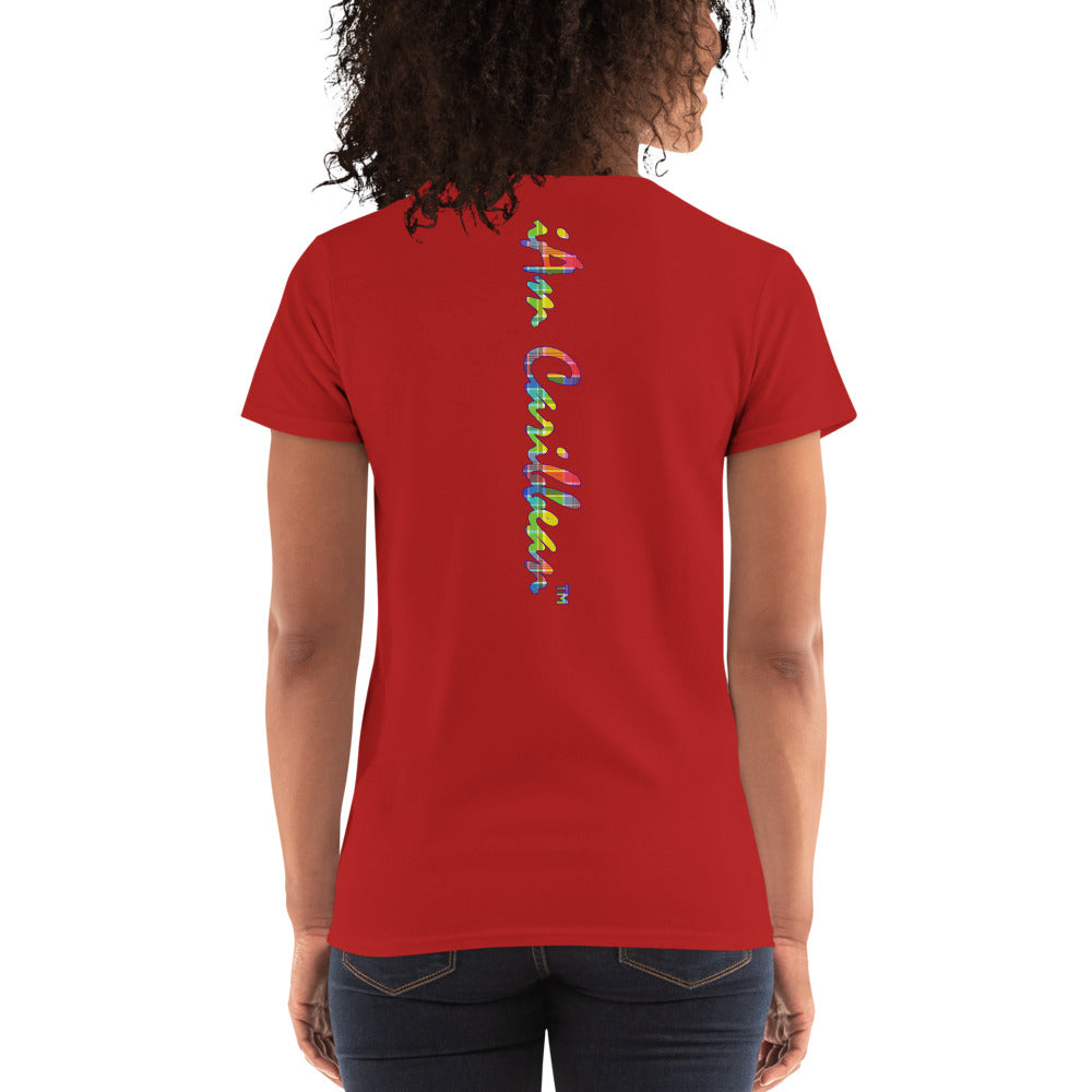 Freedom In Madras Women's Short Sleeve T-shirt