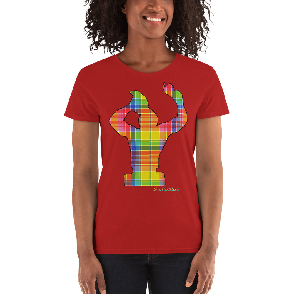 Freedom In Madras Women's Short Sleeve T-shirt