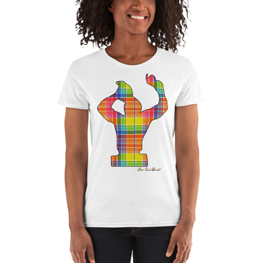 Freedom In Madras Women's Short Sleeve T-shirt