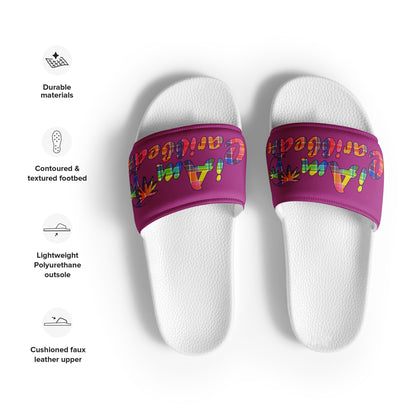 VI Madras Women's slides - Violet