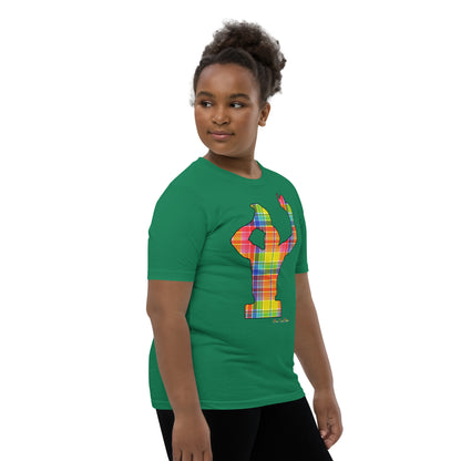 Freedom in Madras Youth Short Sleeve T-Shirt